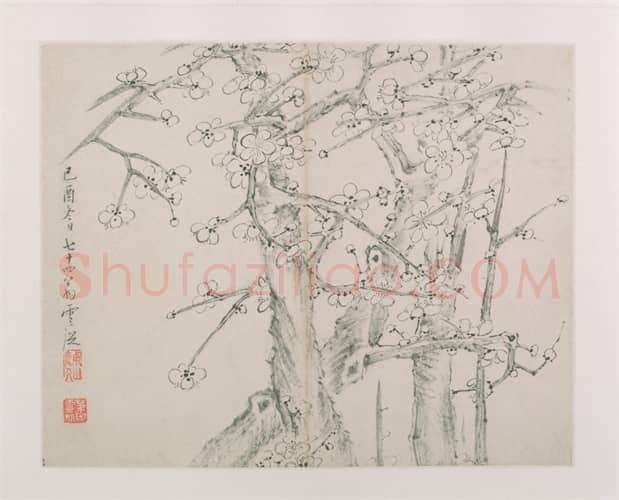 萧云从梅花图册 | 故宫绘画藏品