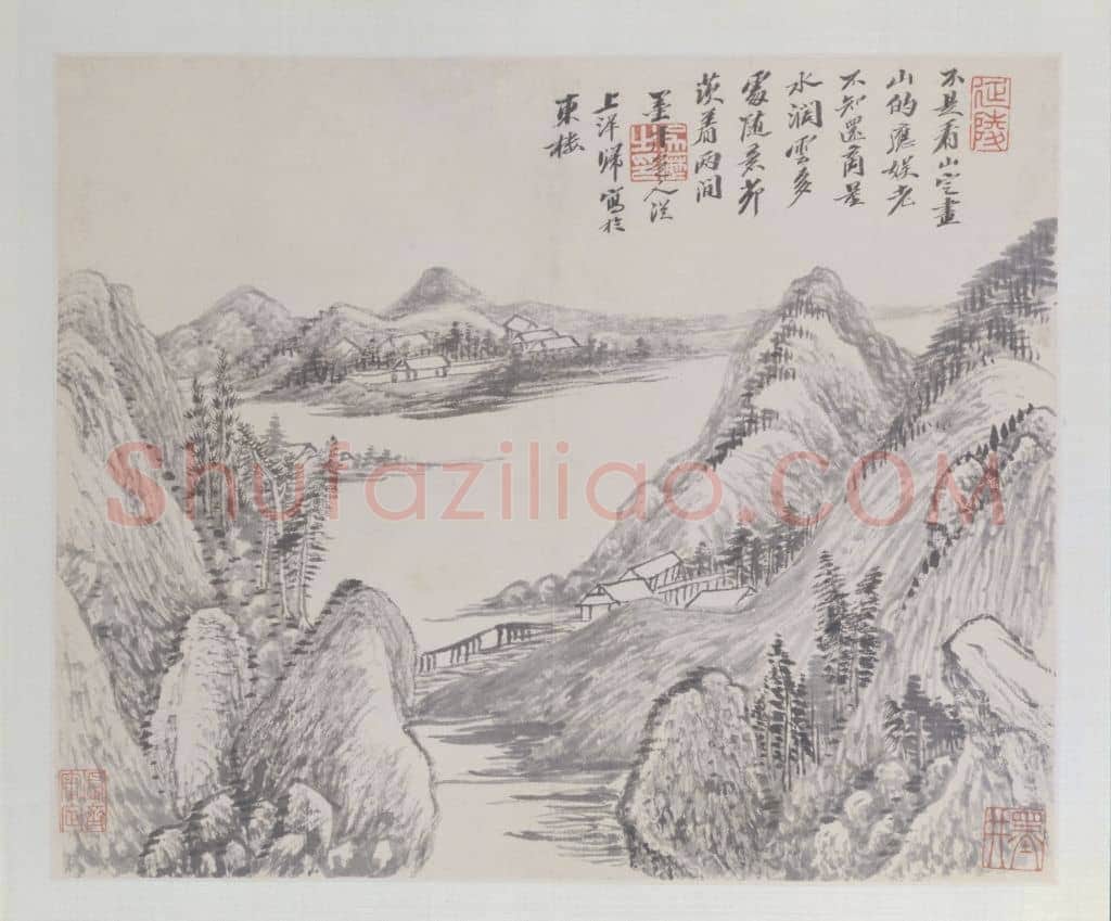 吴历山水图册 | 故宫绘画藏品