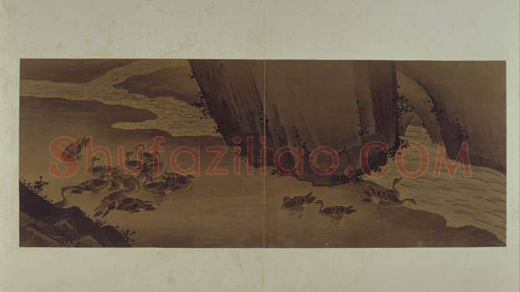 古琴曲《秋鸿》图谱册 | 故宫绘画藏品