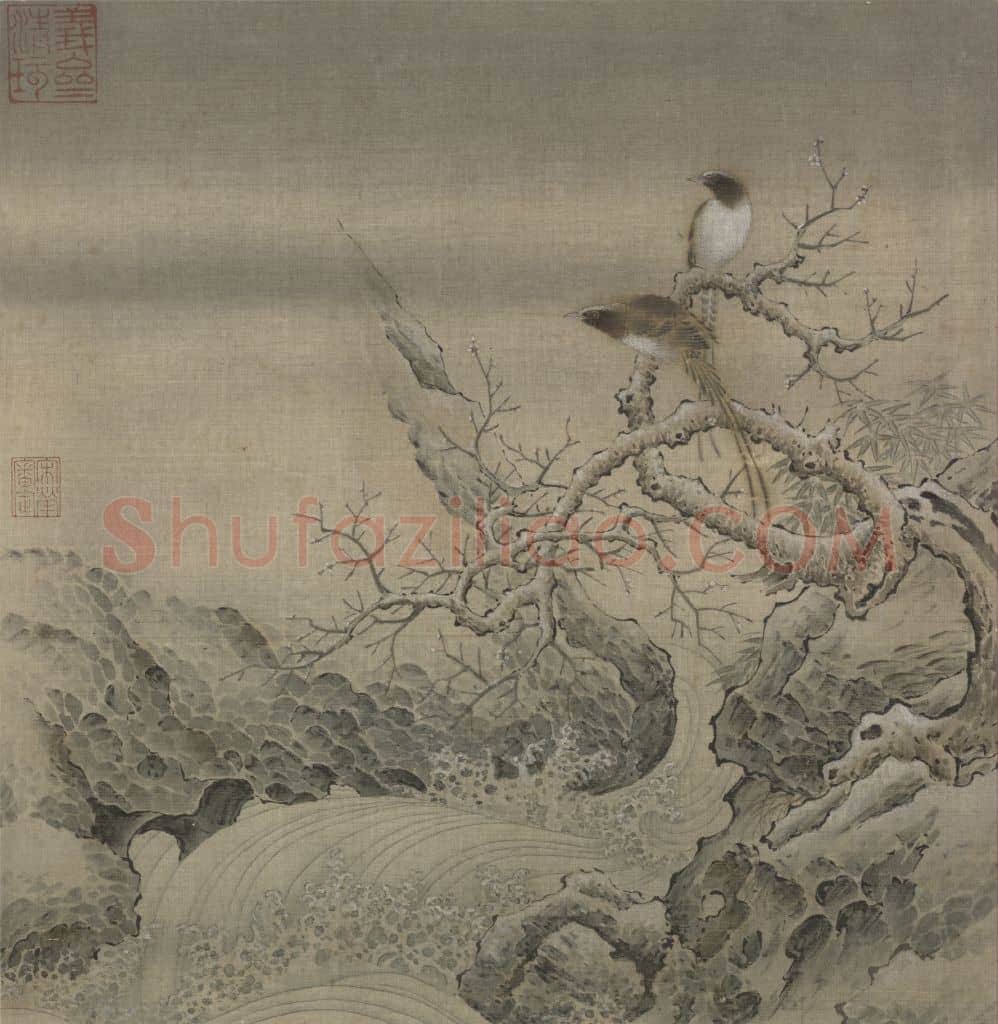 霜柯竹涧图页 | 故宫绘画藏品