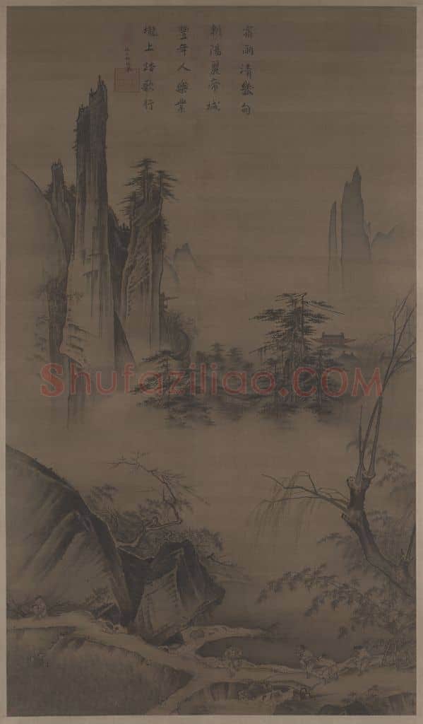马远踏歌图轴 | 故宫绘画藏品