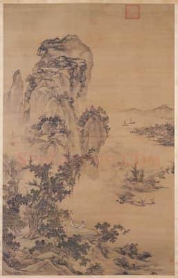 朱端烟江远眺图轴 | 故宫绘画藏品