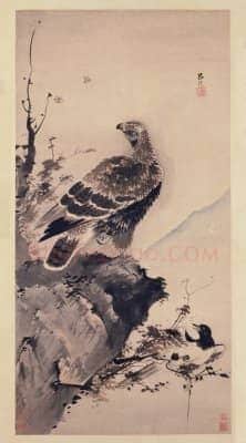 吕纪鹰鹊图轴 | 故宫绘画藏品
