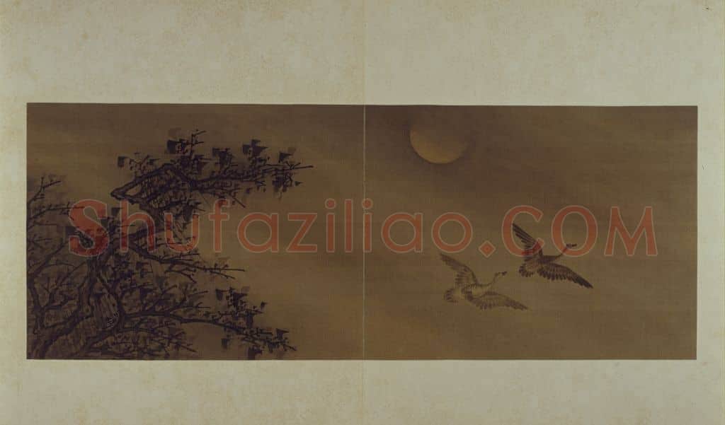 古琴曲《秋鸿》图谱册 | 故宫绘画藏品
