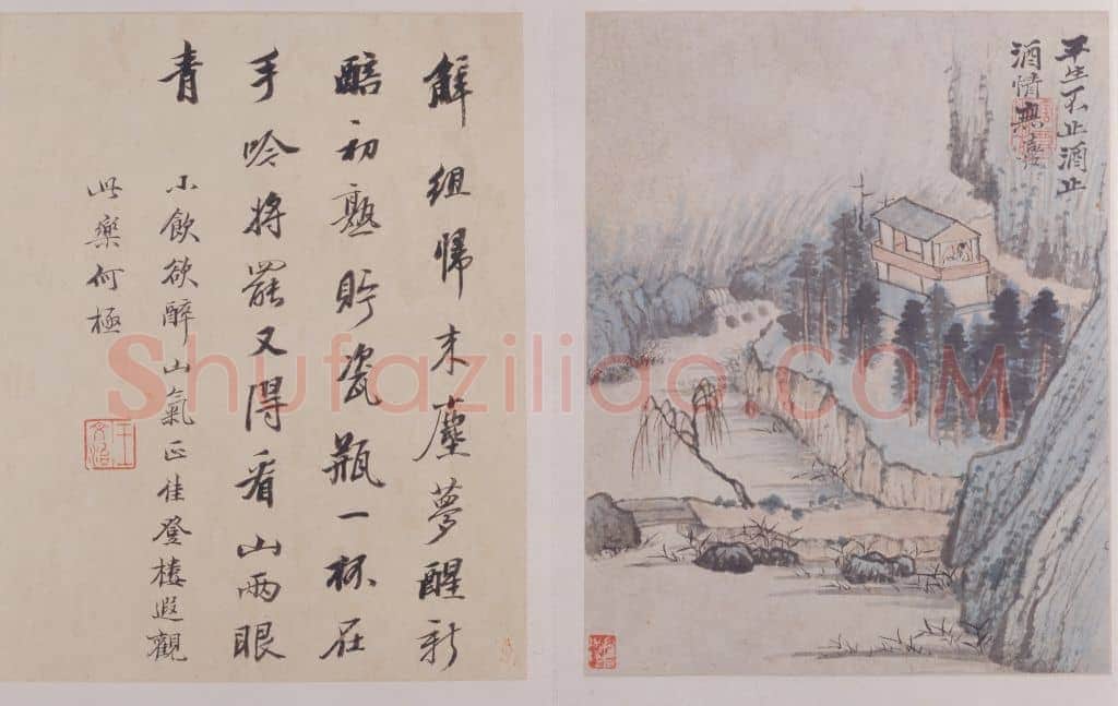 石涛陶渊明诗意图册 | 故宫绘画藏品