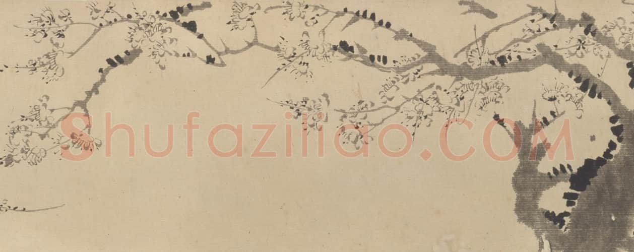 汪士慎墨梅图卷 | 故宫绘画藏品