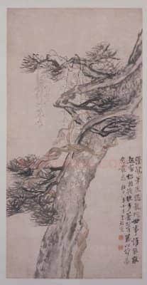 李鱓松藤图轴 | 故宫绘画藏品