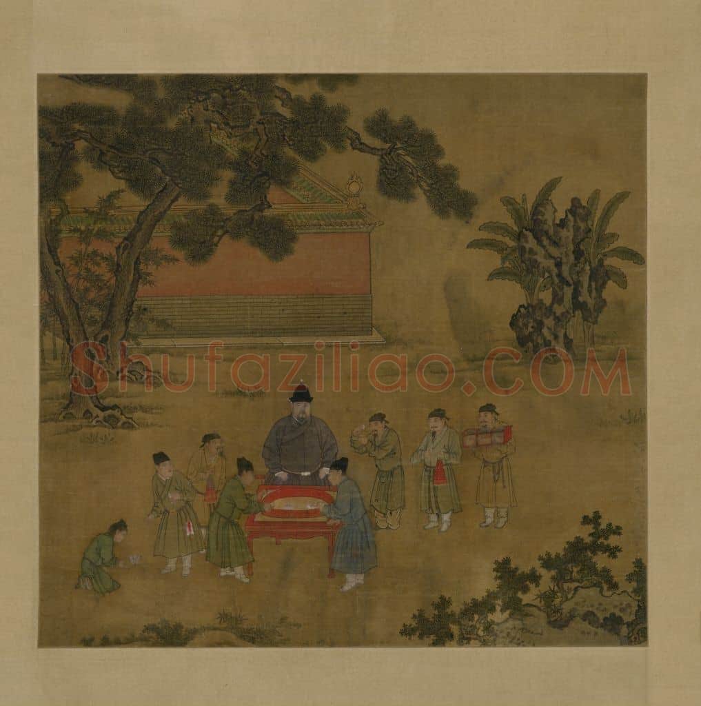 朱瞻基斗鹌鹑图轴 | 故宫绘画藏品