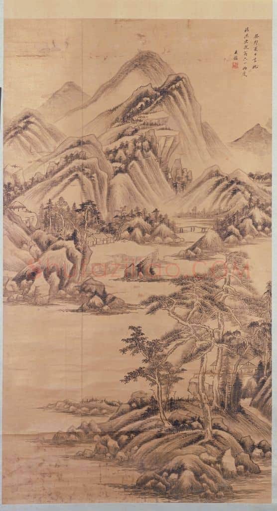 王鉴山水图轴 | 故宫绘画藏品