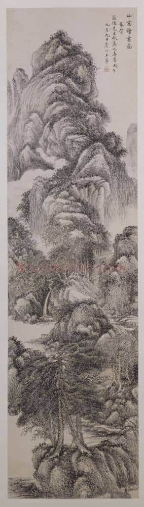 王翚山窗读书图轴 | 故宫绘画藏品