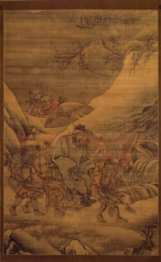 戴进钟馗夜游图轴 | 故宫绘画藏品