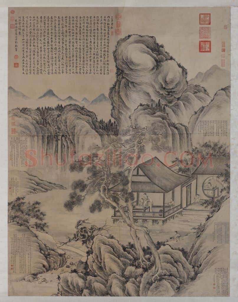 董邦达三希堂记意图轴 | 故宫绘画藏品