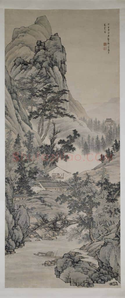 邹喆山水图轴 | 故宫绘画藏品