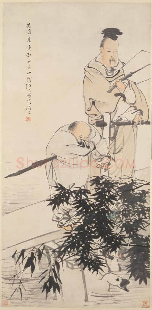 任颐羲之爱鹅图轴 | 故宫绘画藏品
