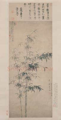 王绂墨竹图轴 | 故宫绘画藏品