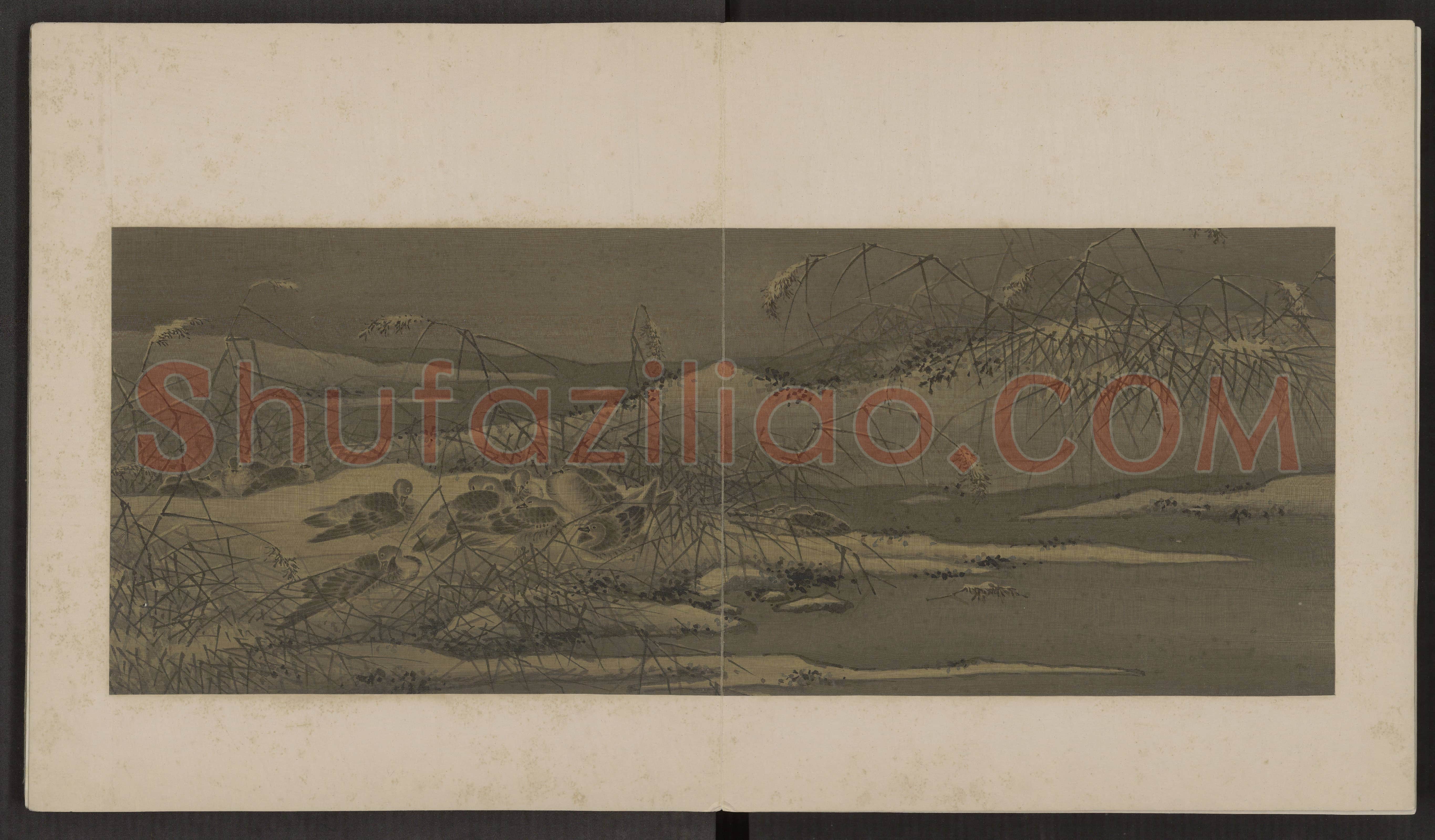 《秋鸿》图谱册 | 故宫绘画藏品