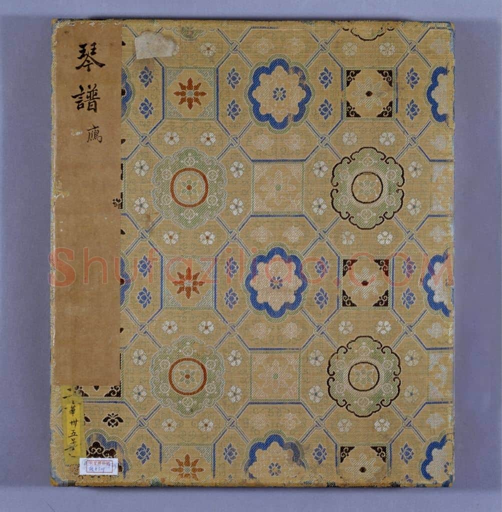 古琴曲《秋鸿》图谱册 | 故宫绘画藏品