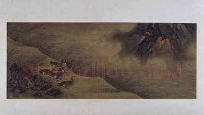 古琴曲《秋鸿》图谱册 | 故宫绘画藏品