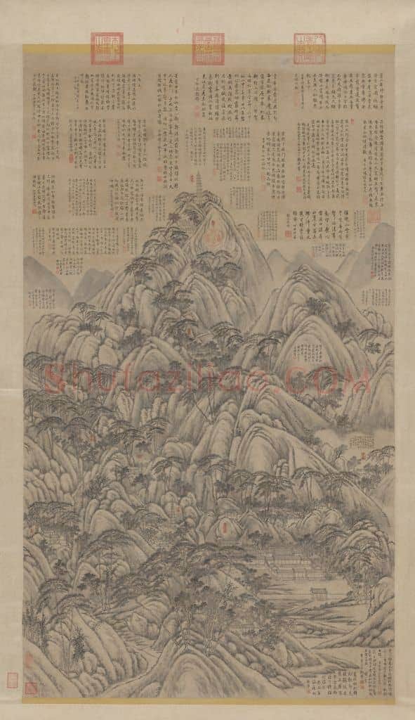 弘历盘山图轴 | 故宫绘画藏品