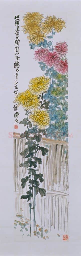 陈师曾篱菊图轴 | 故宫绘画藏品