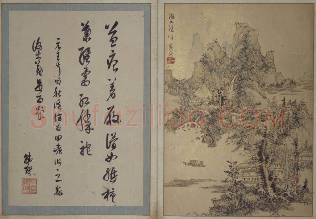 蓝瑛澄观图册 | 故宫绘画藏品