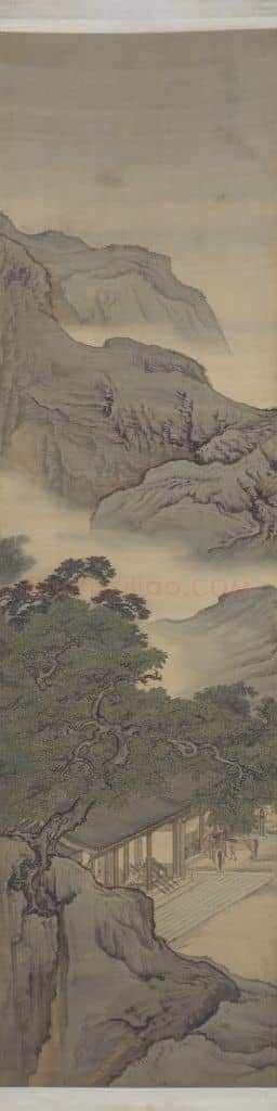 袁江竹苞松茂图屏 | 故宫绘画藏品