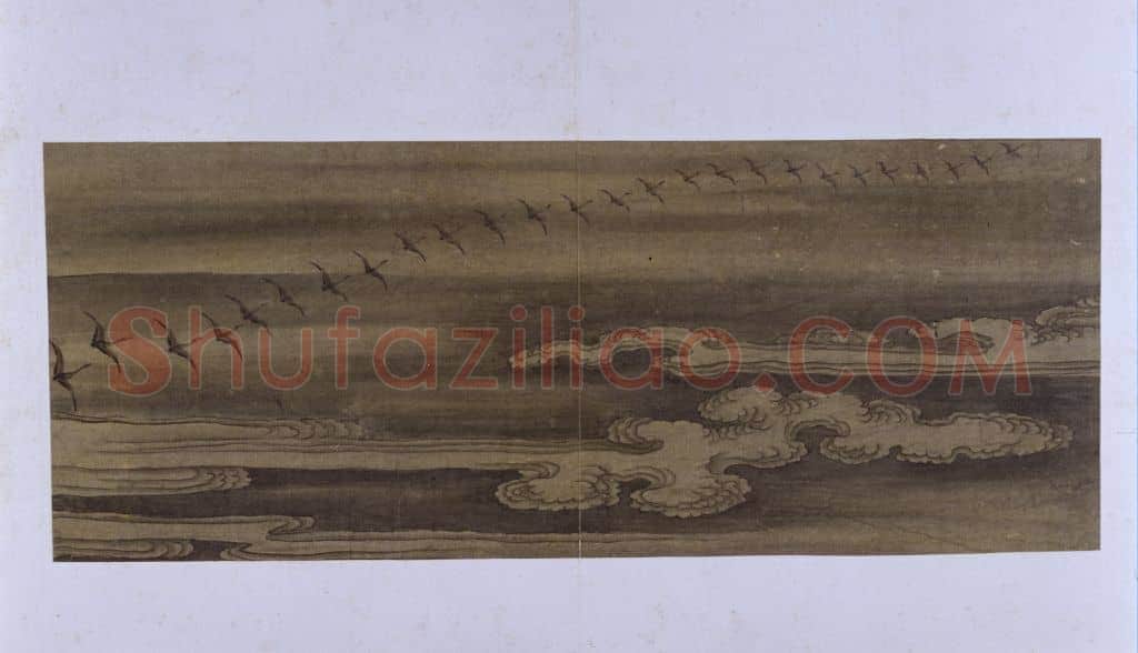 古琴曲《秋鸿》图谱册 | 故宫绘画藏品