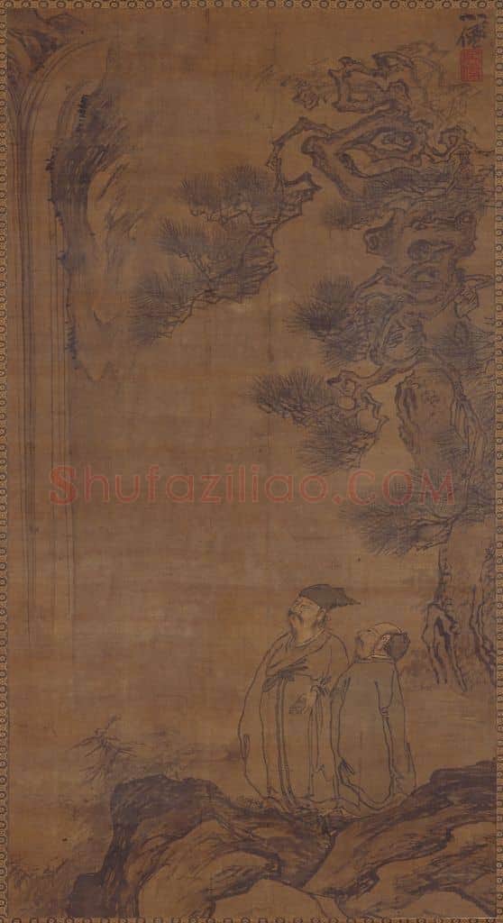 吴伟松阴观瀑图轴 | 故宫绘画藏品