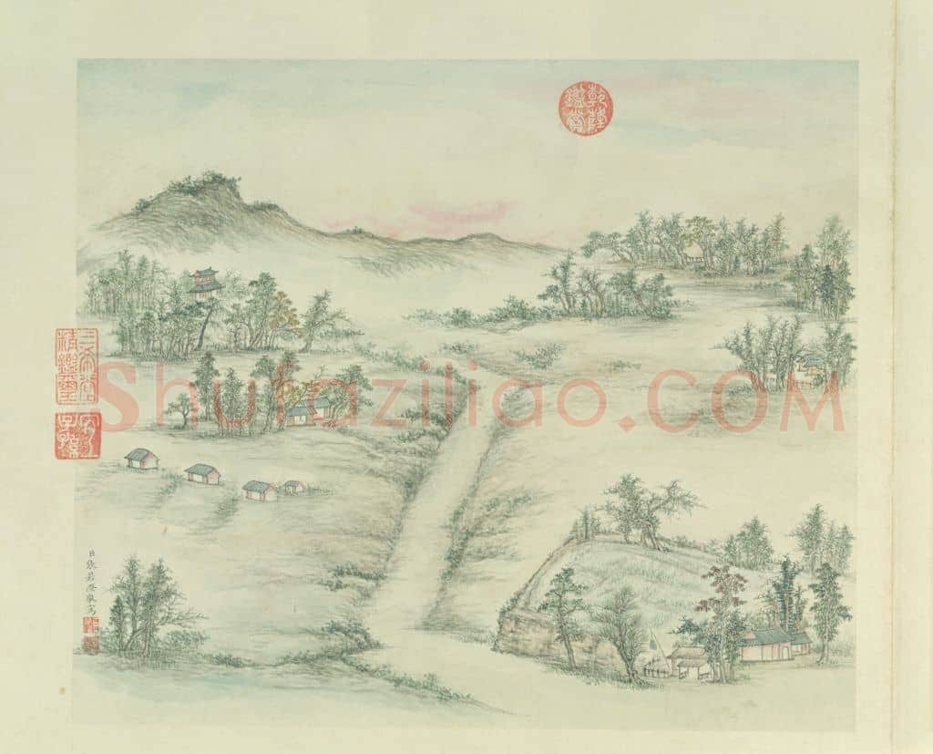 张若澄燕山八景图册 | 故宫绘画藏品