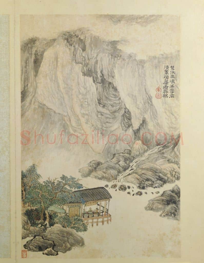 王时敏杜甫诗意图册 | 故宫绘画藏品