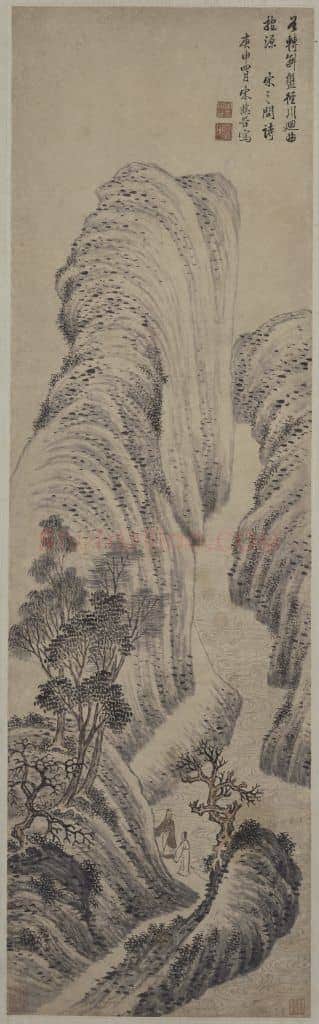 宋懋晋写宋之问诗意图轴 | 故宫绘画藏品