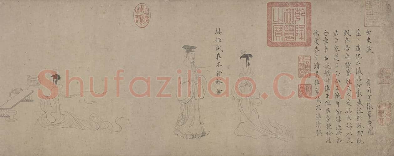 顾恺之女史箴图卷(宋摹) | 故宫绘画藏品