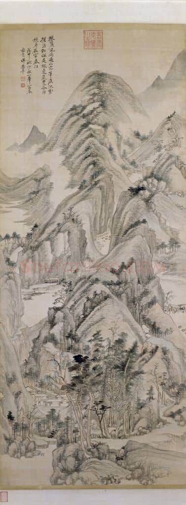恽寿平富春山图轴 | 故宫绘画藏品