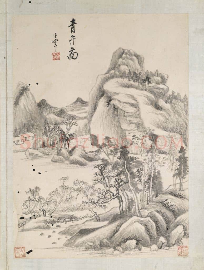 董其昌仿古山水册 | 故宫绘画藏品
