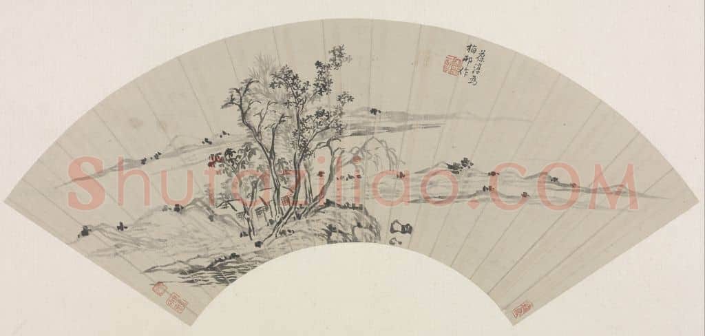 宋葆淳山水图扇页 | 故宫绘画藏品