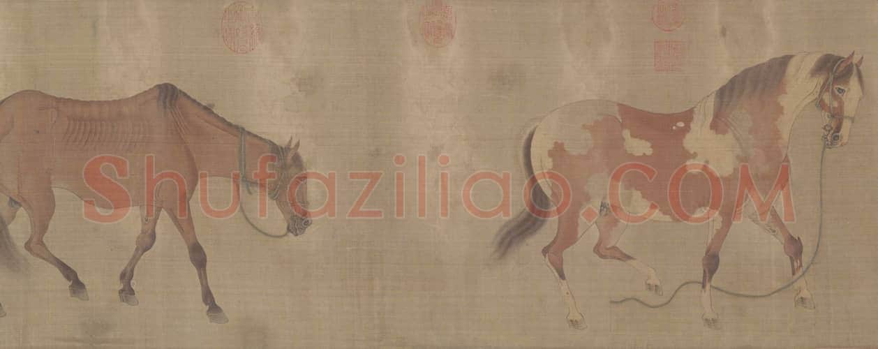 任仁发二马图卷 | 故宫绘画藏品