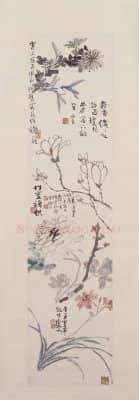 陈师曾花卉图轴 | 故宫绘画藏品