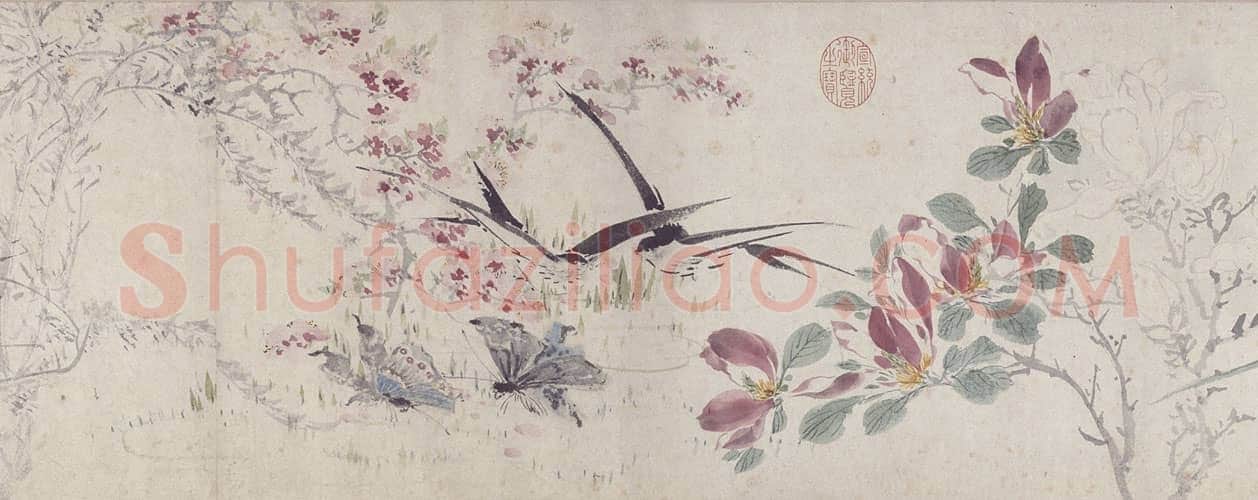 陈栝写生游戏图卷 | 故宫绘画藏品