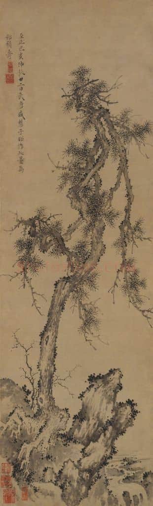 盛懋松石图轴 | 故宫绘画藏品