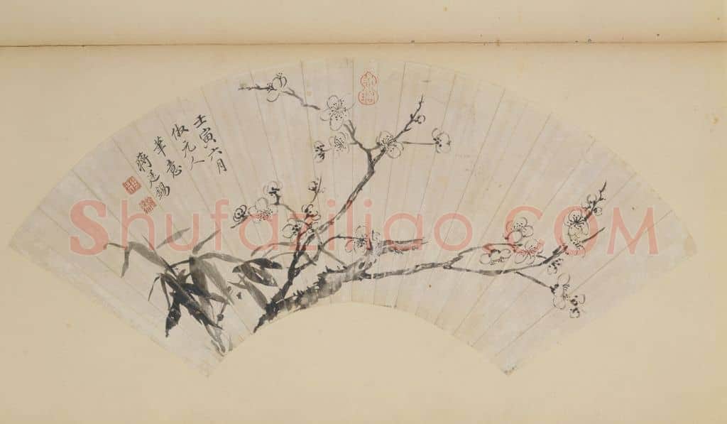蒋廷锡梅竹图扇页 | 故宫绘画藏品