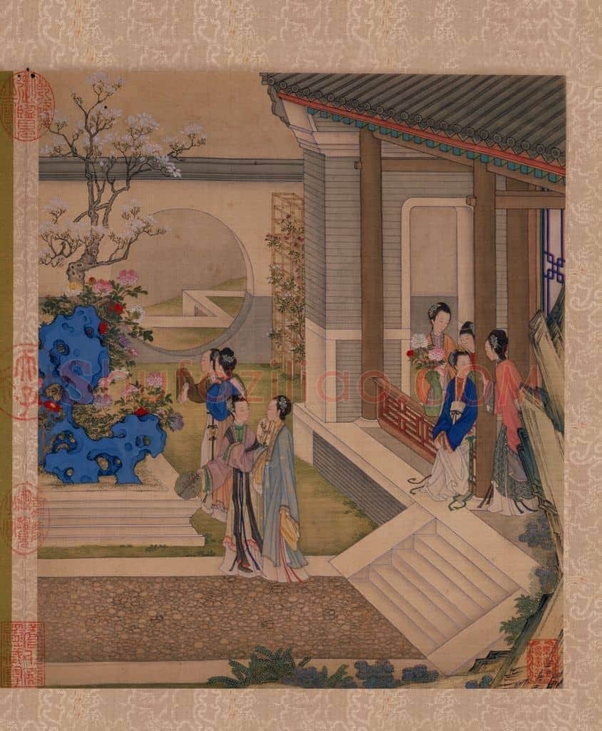 陈枚月曼清游图册 | 故宫绘画藏品