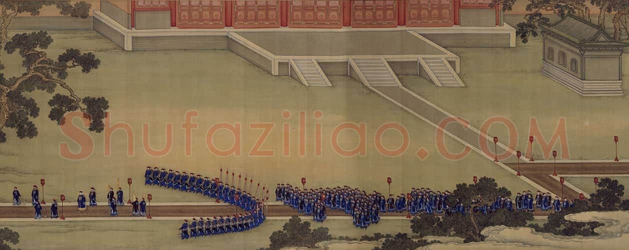雍正帝祭先农坛图卷 | 故宫绘画藏品