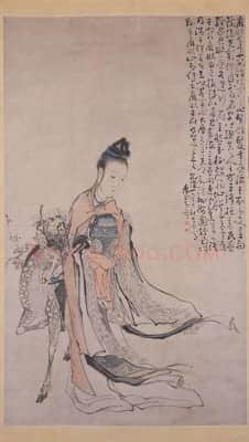 黄慎麻姑仙像图轴 | 故宫绘画藏品
