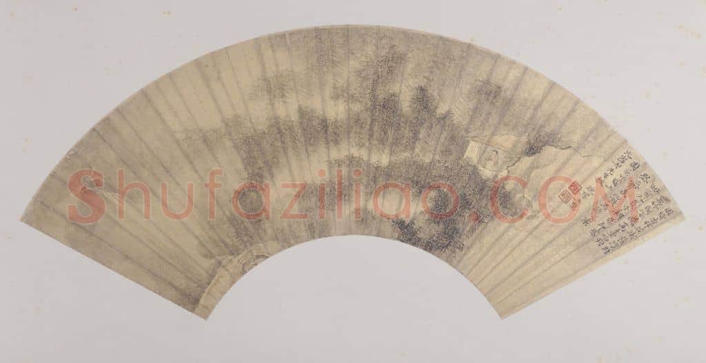 王概东园万竹图扇页 | 故宫绘画藏品
