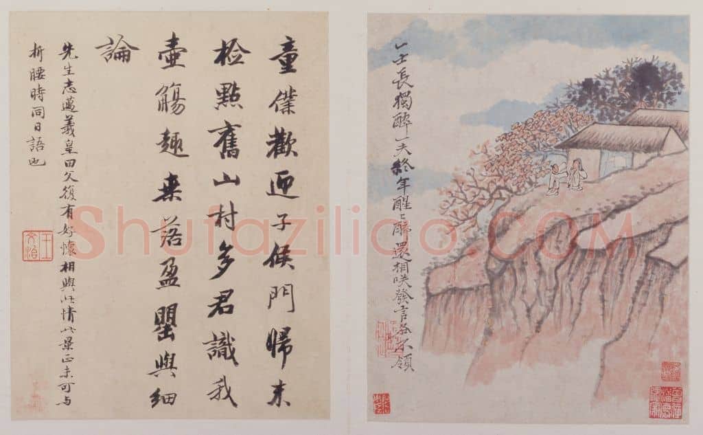 石涛陶渊明诗意图册 | 故宫绘画藏品