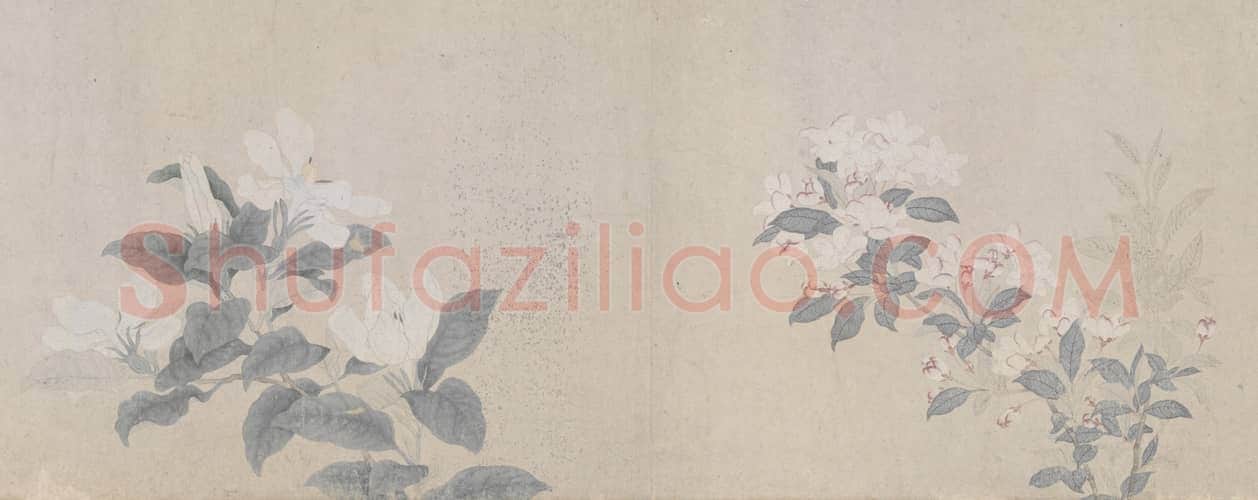 钱选八花图卷 | 故宫绘画藏品
