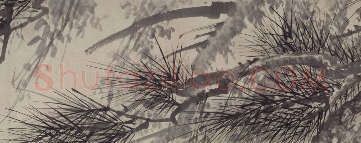 戴进墨松图卷 | 故宫绘画藏品