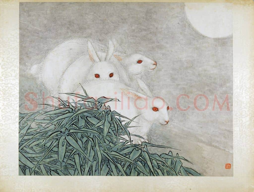 任预十二生肖图册——兔 | 故宫绘画藏品