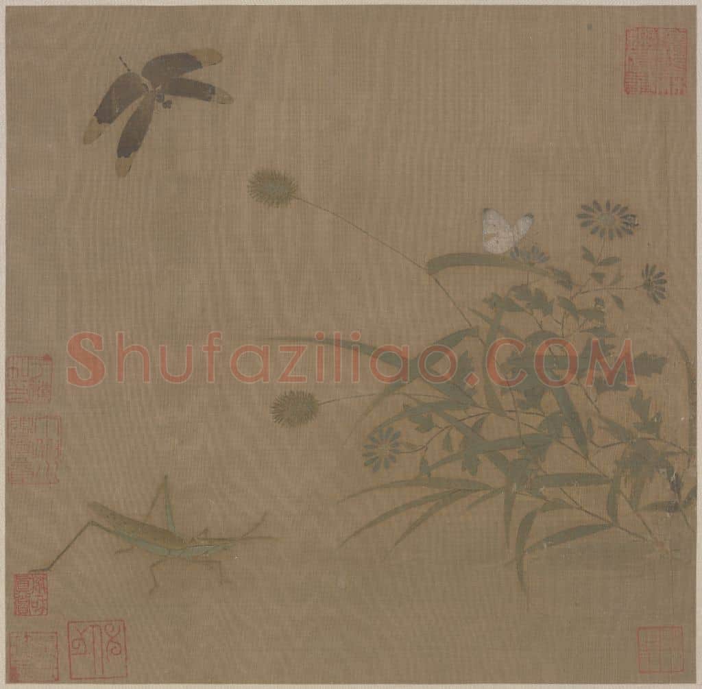 写生草虫图页 | 故宫绘画藏品