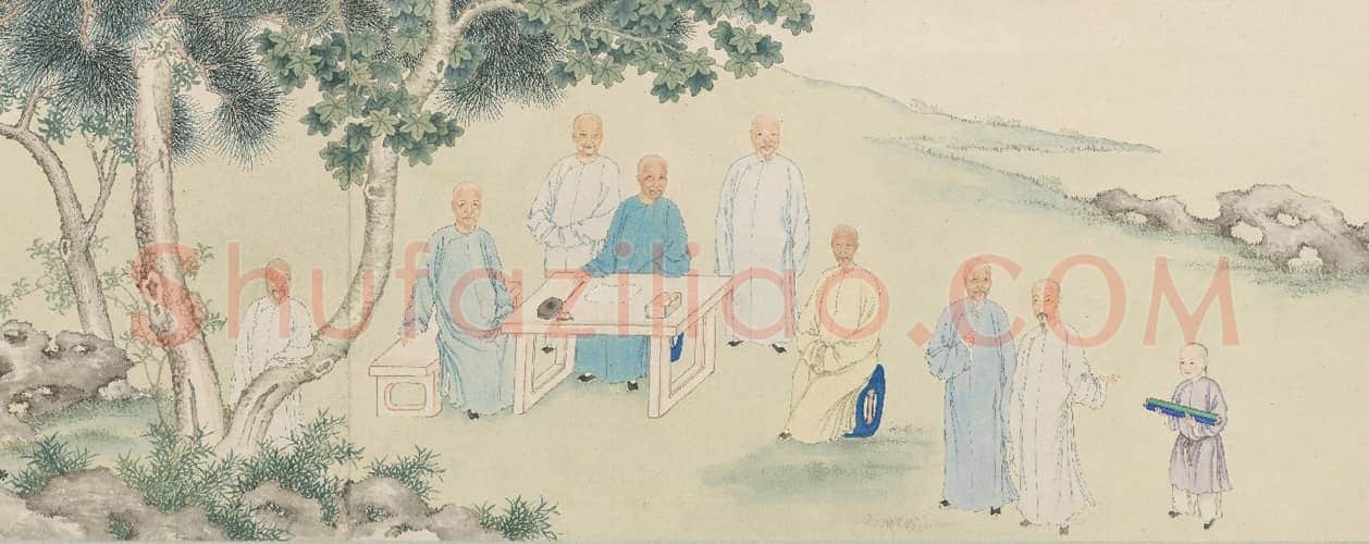 清人乙丑同年雅集图卷 | 故宫绘画藏品